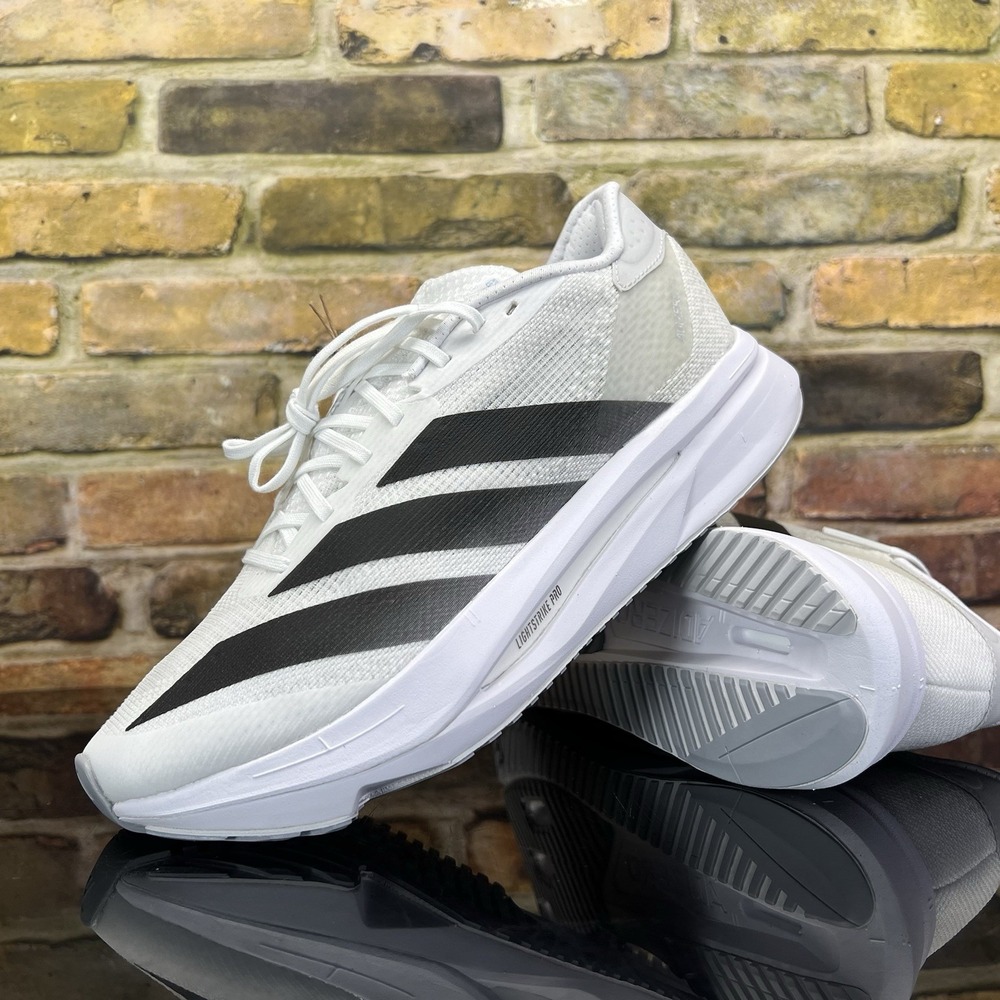 Women Size 6 - Adidas Adizero SL2 Shoes White Black Running Athletic Sneaker